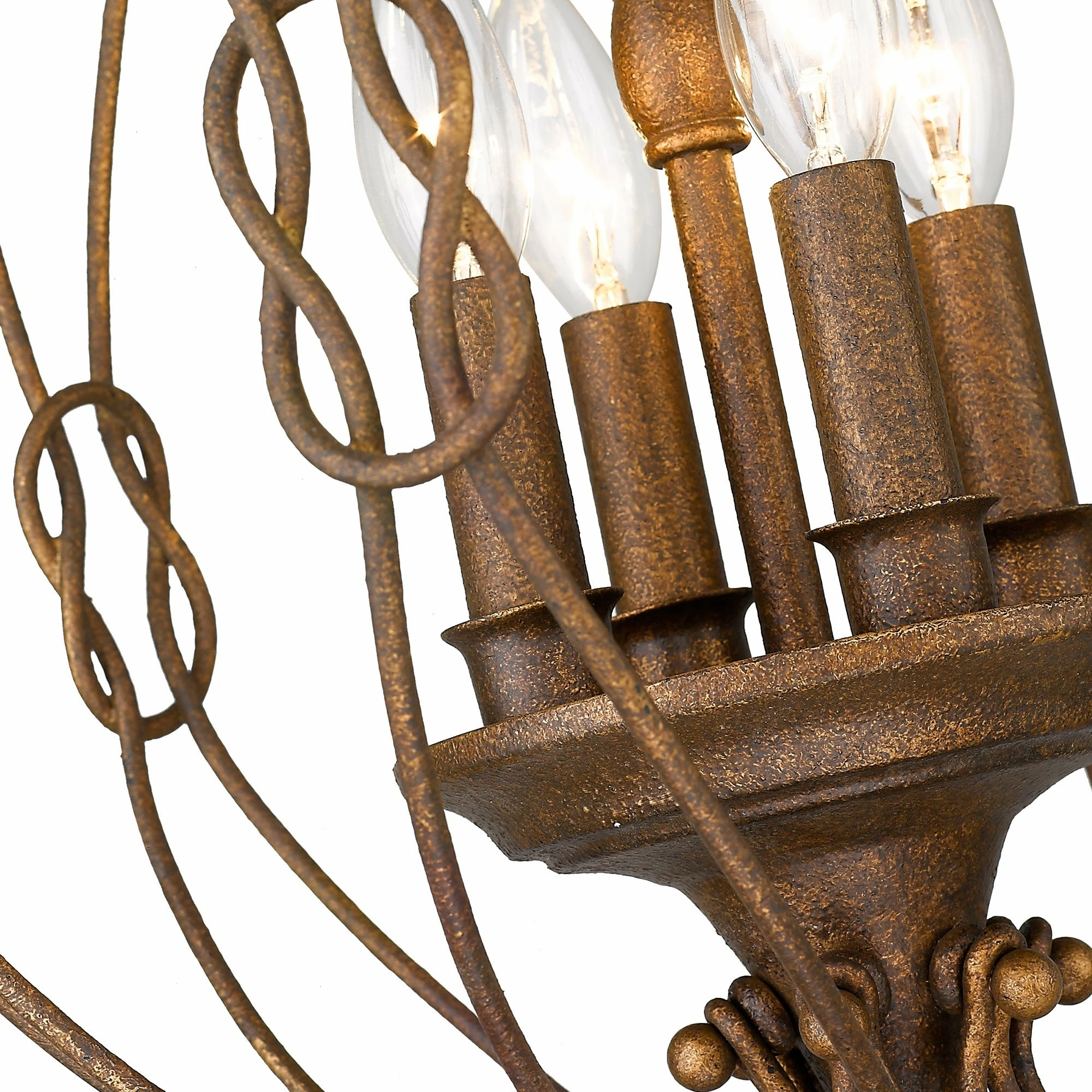 Hot Sale π Golden Lighting Antoinette 4 Light Pendant - 20x18" π - Image 5