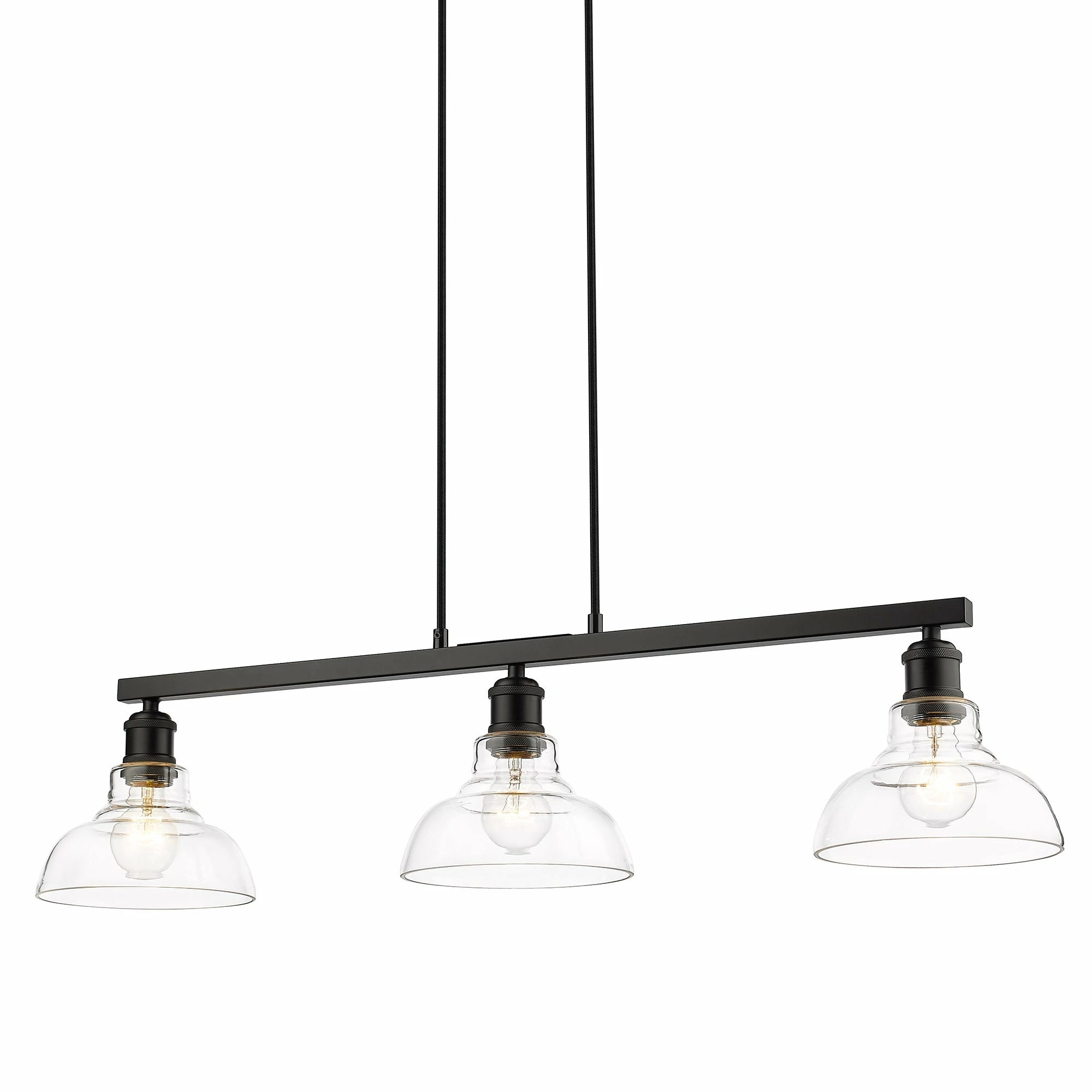 Promo β Golden Lighting Carver 3 Light Semi-Flush Chrome With Clear Glass π 5 Promo β Golden Lighting Carver 3 Light Semi-Flush Chrome With Clear Glass π - Image 3