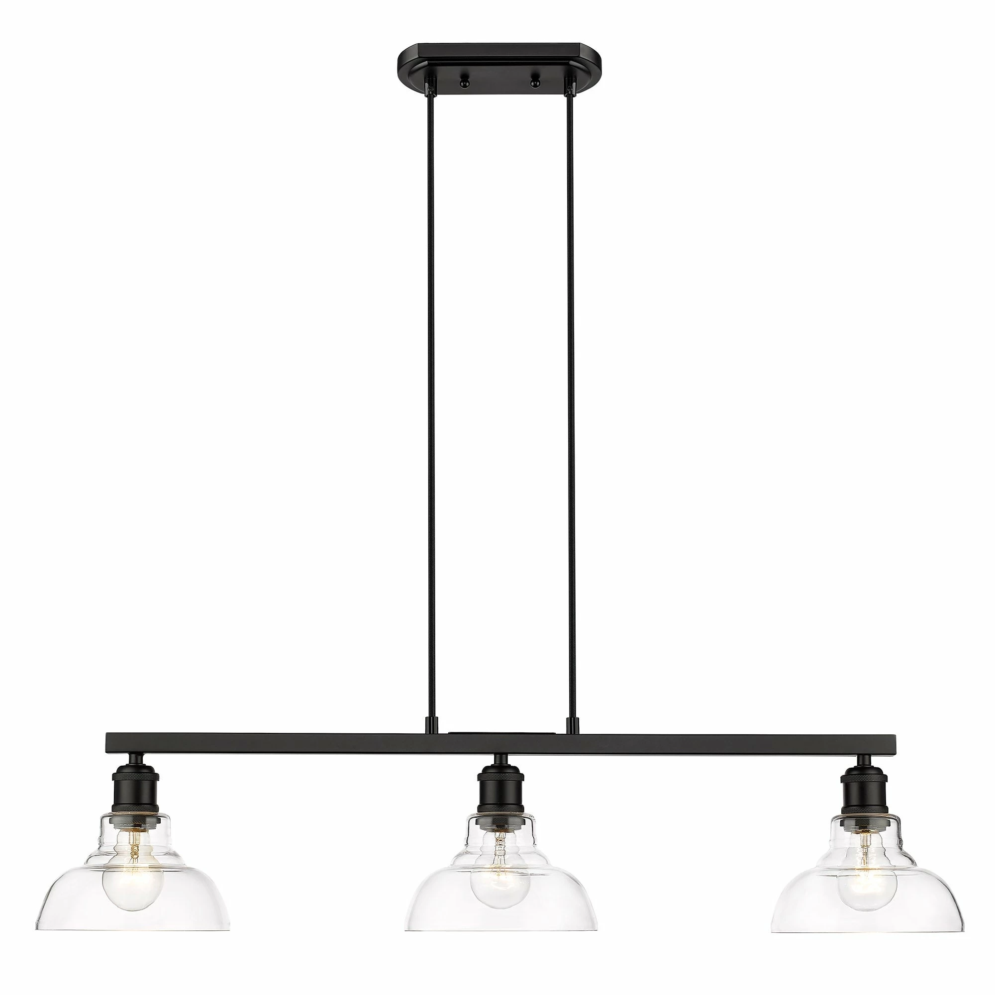 Promo β Golden Lighting Carver 3 Light Semi-Flush Chrome With Clear Glass π 6 Promo β Golden Lighting Carver 3 Light Semi-Flush Chrome With Clear Glass π - Image 4