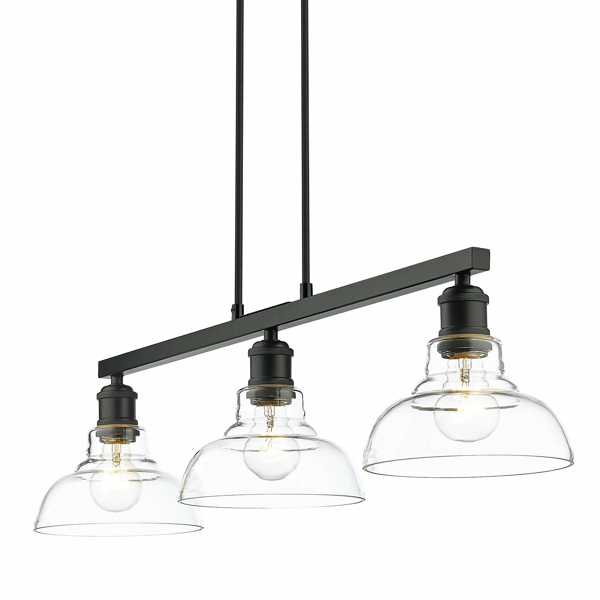 Promo β Golden Lighting Carver 3 Light Semi-Flush Chrome With Clear Glass π 7 Promo β Golden Lighting Carver 3 Light Semi-Flush Chrome With Clear Glass π - Image 5