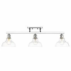 Promo β Golden Lighting Carver 3 Light Semi-Flush Chrome With Clear Glass π 18 Promo β Golden Lighting Carver 3 Light Semi-Flush Chrome With Clear Glass π -Golden Lighting Sales Carver 3 Light Semi Flush 6