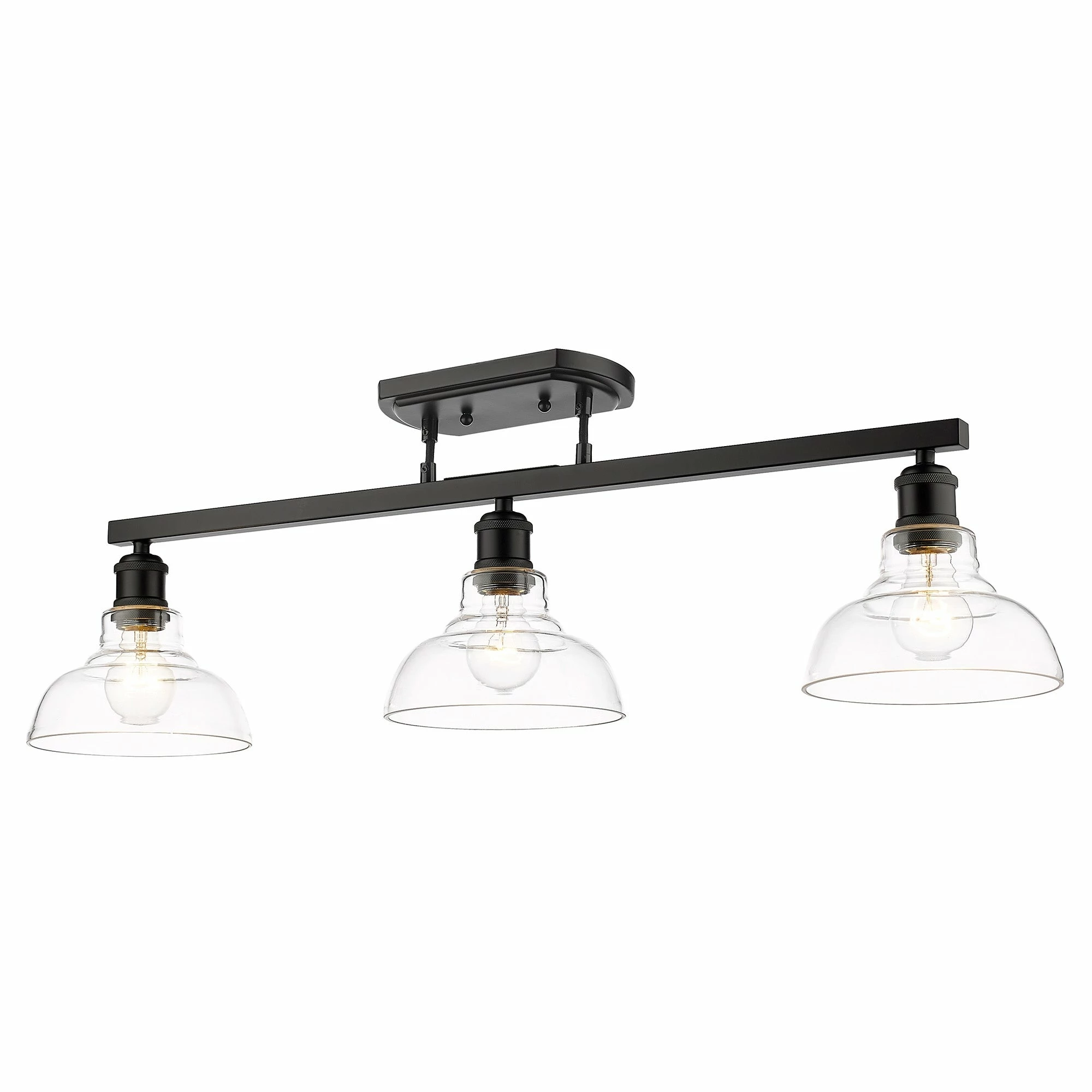 Promo β Golden Lighting Carver 3 Light Semi-Flush Chrome With Clear Glass π 3 Promo β Golden Lighting Carver 3 Light Semi-Flush Chrome With Clear Glass π