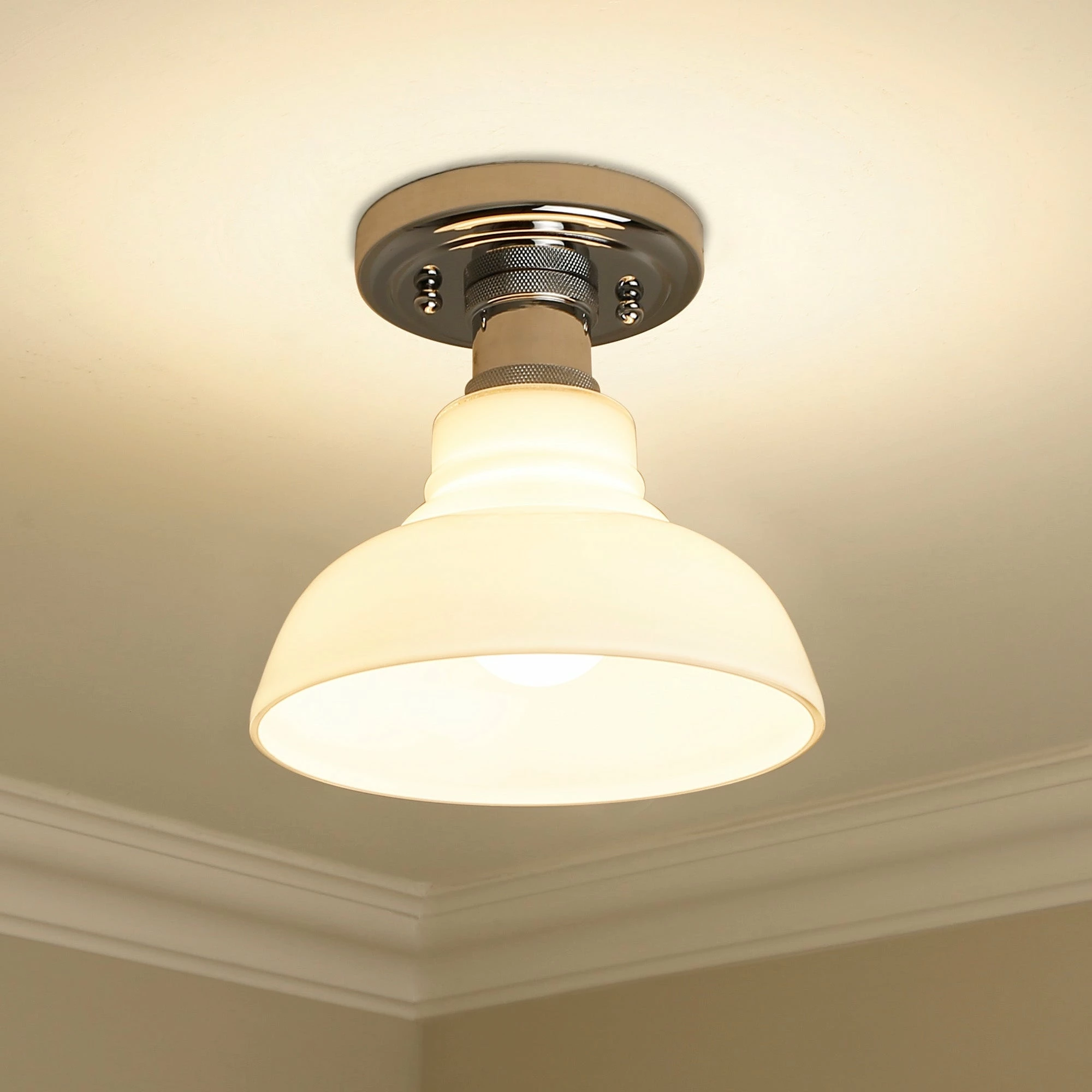 Promo π₯° Golden Lighting Carver Flush Mount Brushed Champagne Bronze π 12 Promo π₯° Golden Lighting Carver Flush Mount Brushed Champagne Bronze π - Image 10