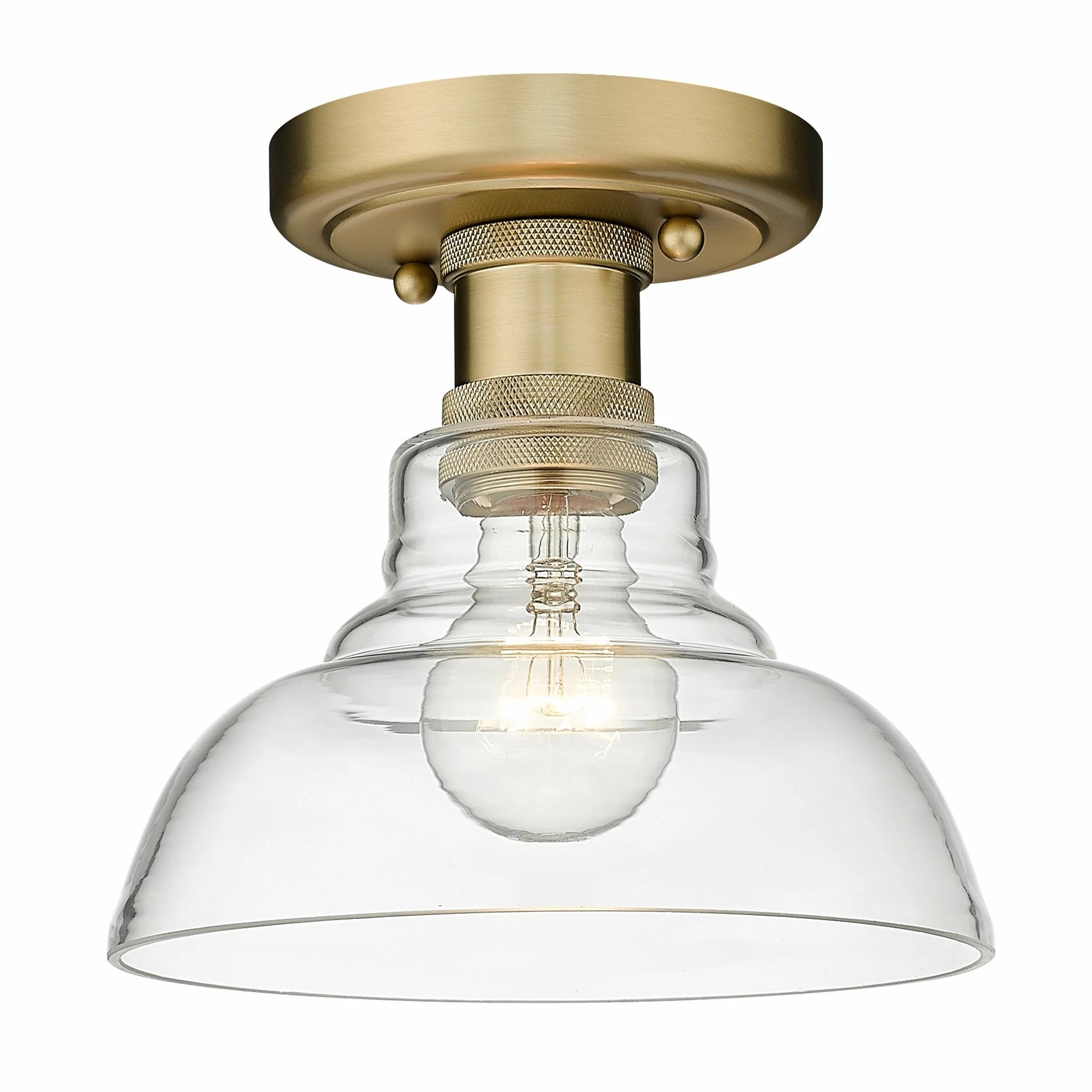 Promo π₯° Golden Lighting Carver Flush Mount Brushed Champagne Bronze π 3 Promo π₯° Golden Lighting Carver Flush Mount Brushed Champagne Bronze π