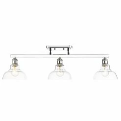 Wholesale π Golden Lighting Carver Linear Pendant Chrome With Clear Glass π 21 Wholesale π Golden Lighting Carver Linear Pendant Chrome With Clear Glass π -Golden Lighting Sales Carver Linear Pendant 9