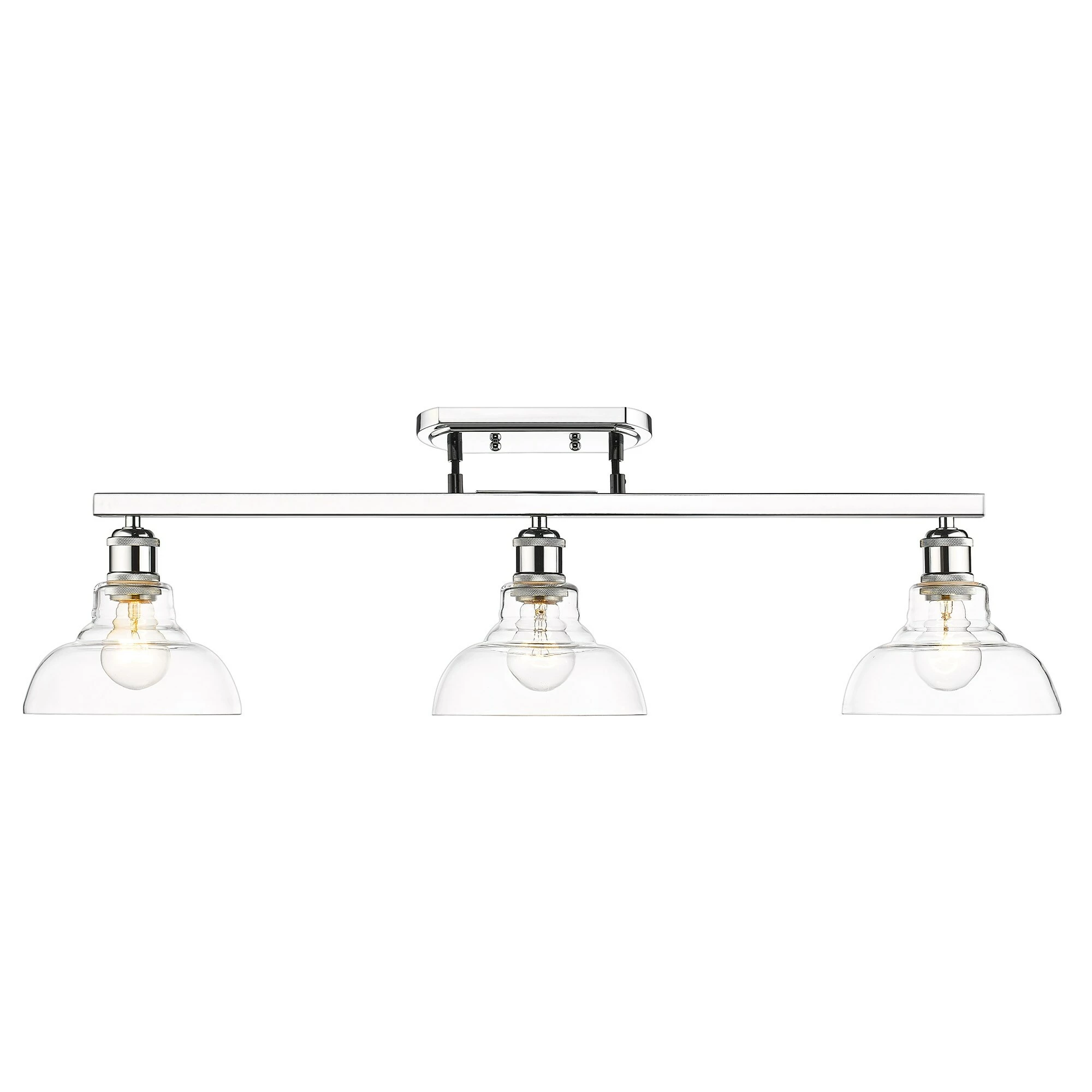 Wholesale π Golden Lighting Carver Linear Pendant Chrome With Clear Glass π 12 Wholesale π Golden Lighting Carver Linear Pendant Chrome With Clear Glass π - Image 10