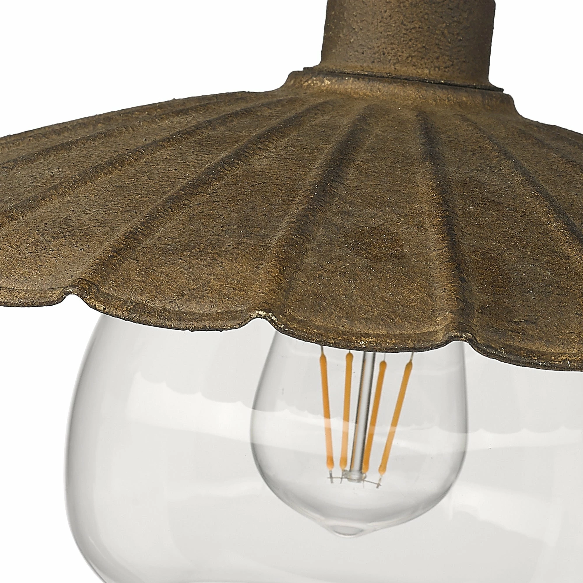 Brand new π Golden Lighting Clemence Flush Mount - Dark Rust π 6 Brand new π Golden Lighting Clemence Flush Mount - Dark Rust π - Image 4