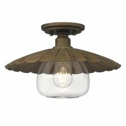 Brand new π Golden Lighting Clemence Flush Mount - Dark Rust π 12 Brand new π Golden Lighting Clemence Flush Mount - Dark Rust π -Golden Lighting Sales Clemence Flush Mount 4