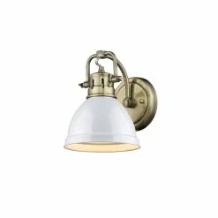 Best reviews of π Golden Lighting Duncan 1-light Bath Vanity In Aged Brass With White Shade π₯° 7 Best reviews of π Golden Lighting Duncan 1-light Bath Vanity In Aged Brass With White Shade π₯° -Golden Lighting Sales Duncan 1 light Bath Vanity in Aged Brass with White Shade a3ad90a8 0b2e 4e81 adc3 079fdecef14d