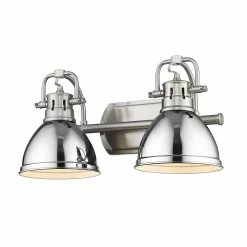 Discount π― Golden Lighting Duncan 2 Light Bath Vanity Pewter With Aged Brass Shades π 25 Discount π― Golden Lighting Duncan 2 Light Bath Vanity Pewter With Aged Brass Shades π -Golden Lighting Sales Duncan 2 Light Bath Vanity 10