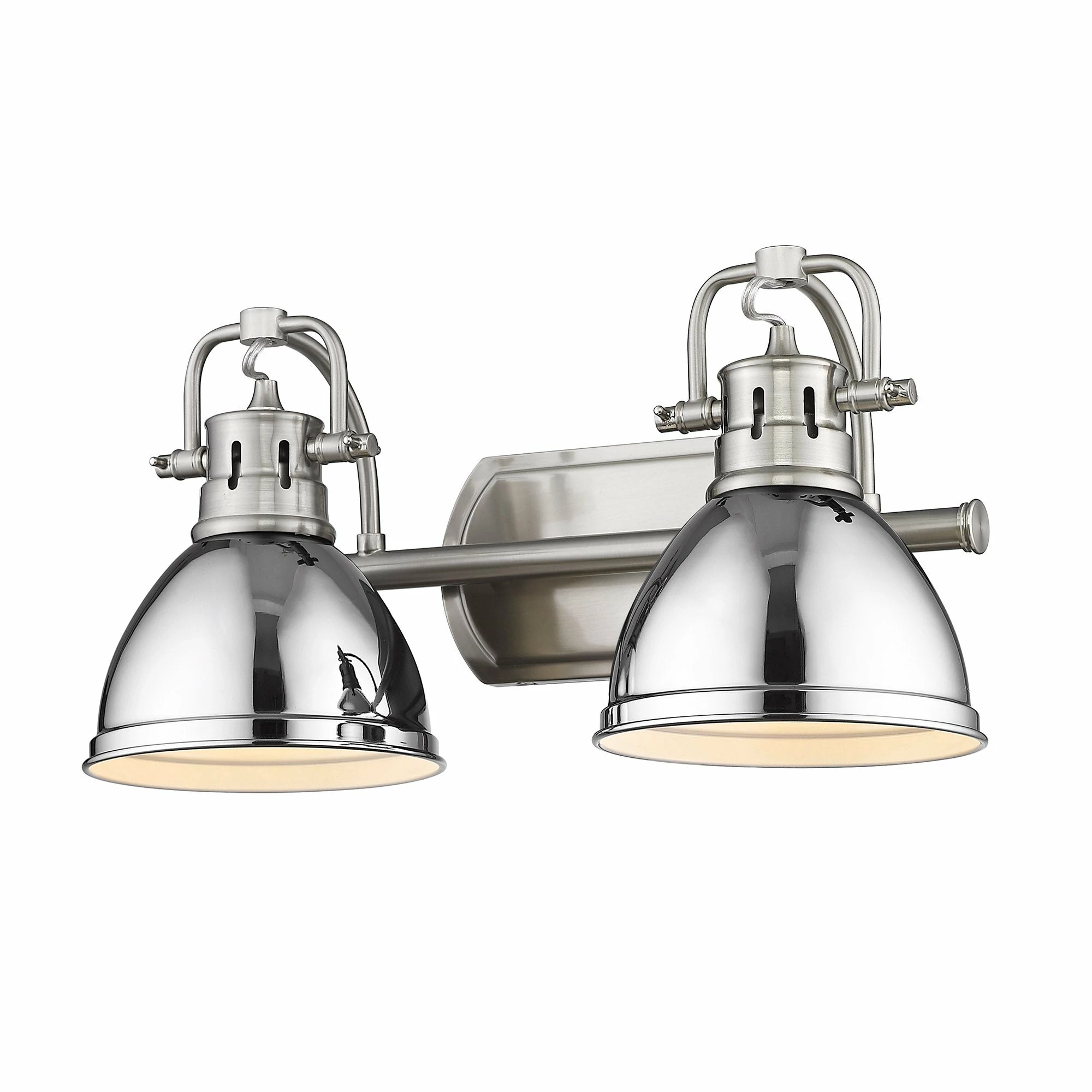 Discount π― Golden Lighting Duncan 2 Light Bath Vanity Pewter With Aged Brass Shades π 11 Discount π― Golden Lighting Duncan 2 Light Bath Vanity Pewter With Aged Brass Shades π - Image 9
