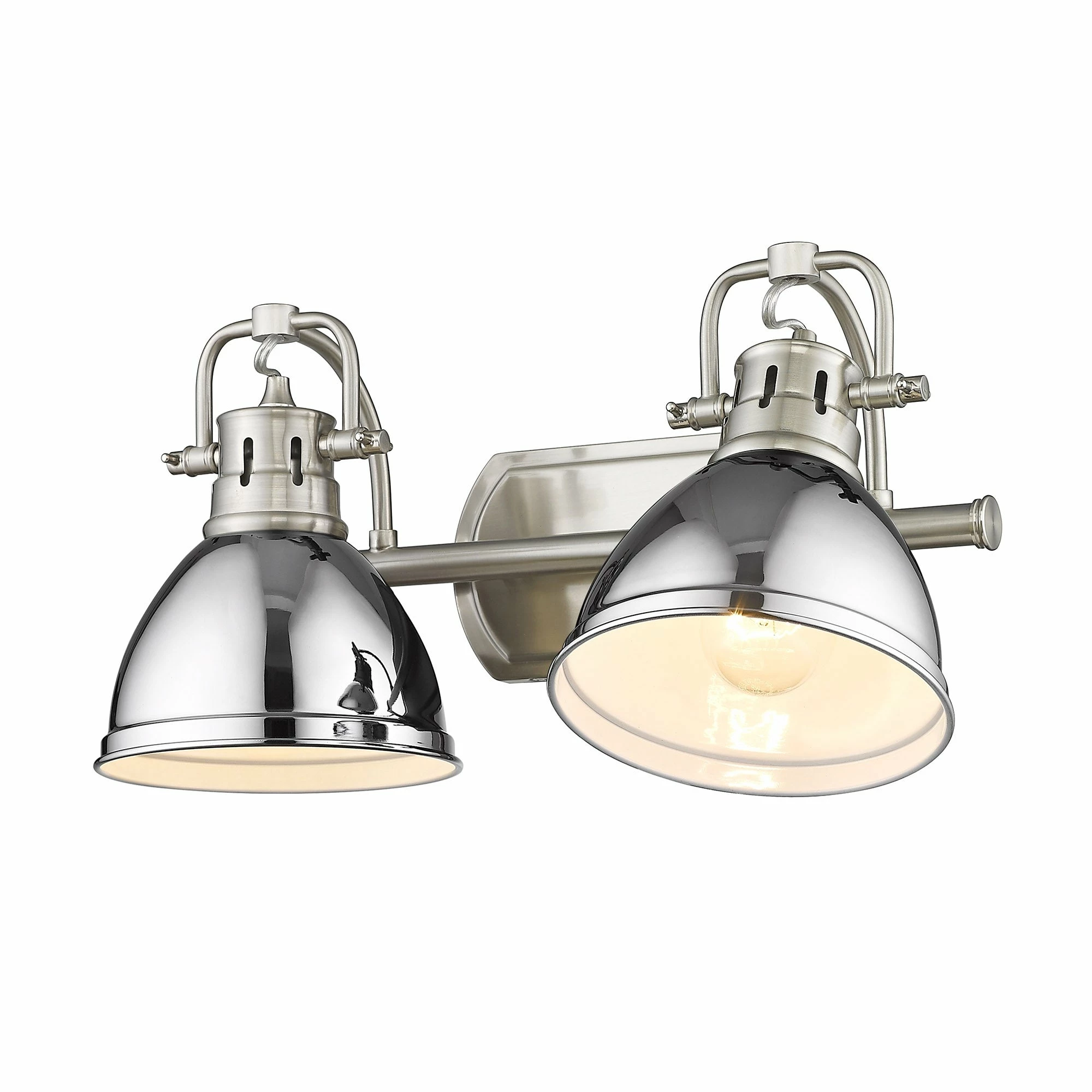 Discount π― Golden Lighting Duncan 2 Light Bath Vanity Pewter With Aged Brass Shades π 13 Discount π― Golden Lighting Duncan 2 Light Bath Vanity Pewter With Aged Brass Shades π - Image 11