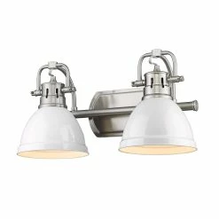 Discount π― Golden Lighting Duncan 2 Light Bath Vanity Pewter With Aged Brass Shades π 31 Discount π― Golden Lighting Duncan 2 Light Bath Vanity Pewter With Aged Brass Shades π -Golden Lighting Sales Duncan 2 Light Bath Vanity 16