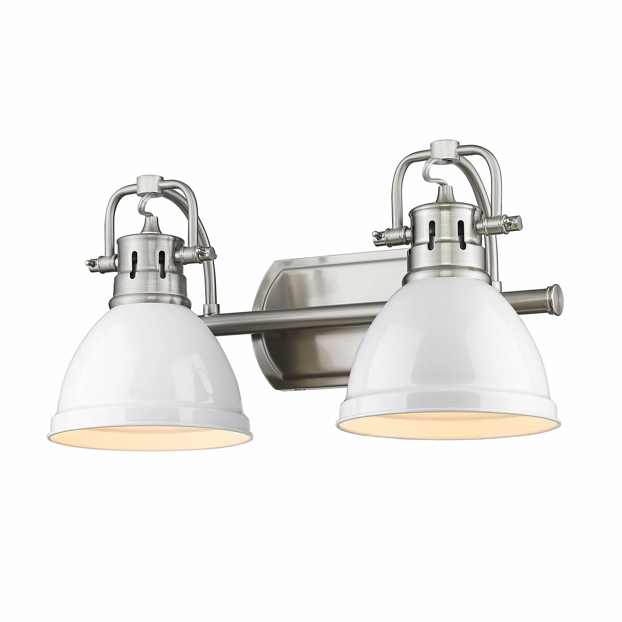 Discount π― Golden Lighting Duncan 2 Light Bath Vanity Pewter With Aged Brass Shades π 17 Discount π― Golden Lighting Duncan 2 Light Bath Vanity Pewter With Aged Brass Shades π - Image 15