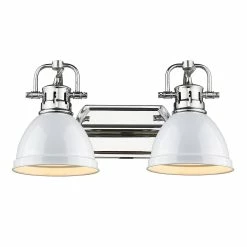 Discount π― Golden Lighting Duncan 2 Light Bath Vanity Pewter With Aged Brass Shades π 20 Discount π― Golden Lighting Duncan 2 Light Bath Vanity Pewter With Aged Brass Shades π -Golden Lighting Sales Duncan 2 Light Bath Vanity 5