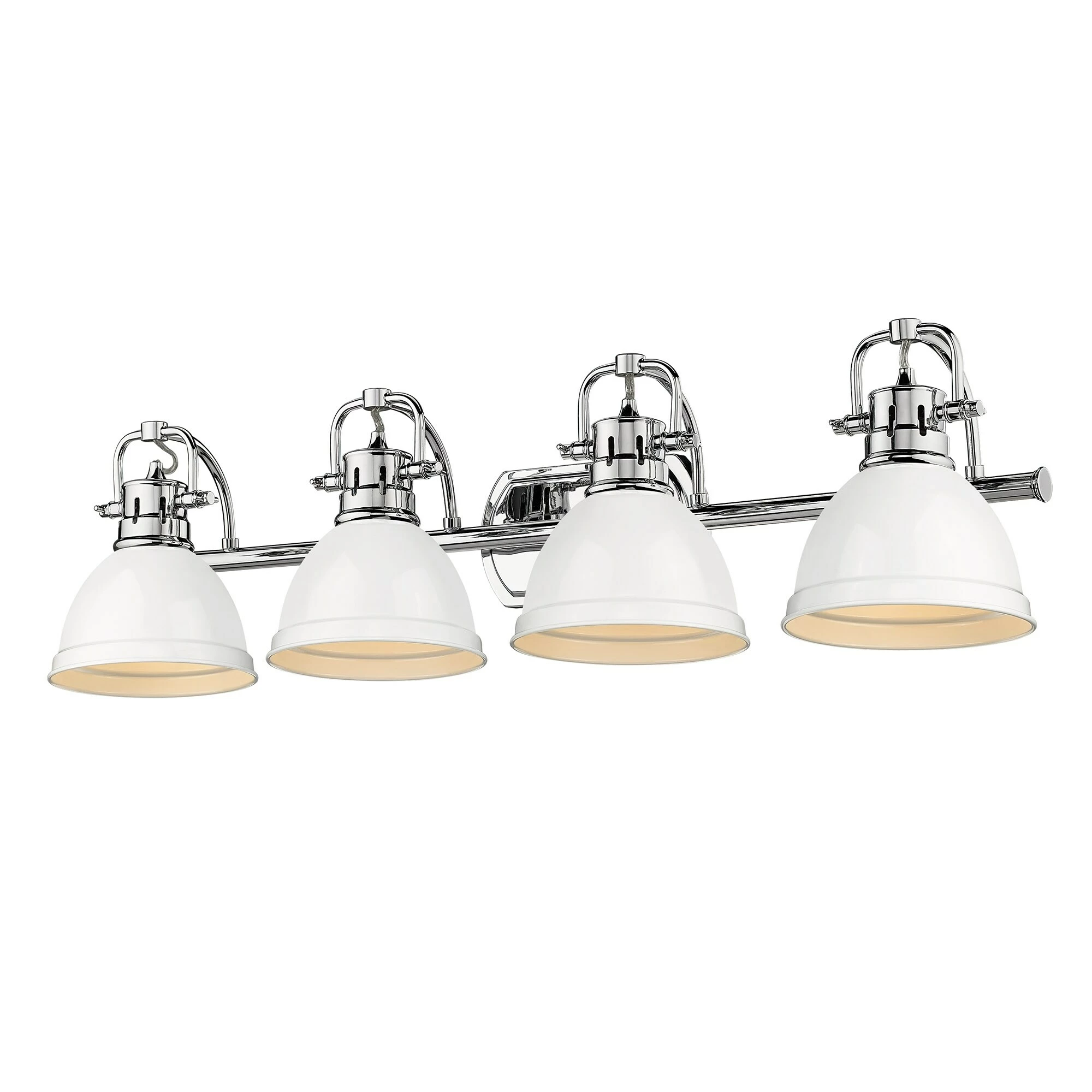 Coupon π₯ Golden Lighting Duncan 4-light Bath Vanity Chrome & Matte White π 6 Coupon π₯ Golden Lighting Duncan 4-light Bath Vanity Chrome & Matte White π - Image 4