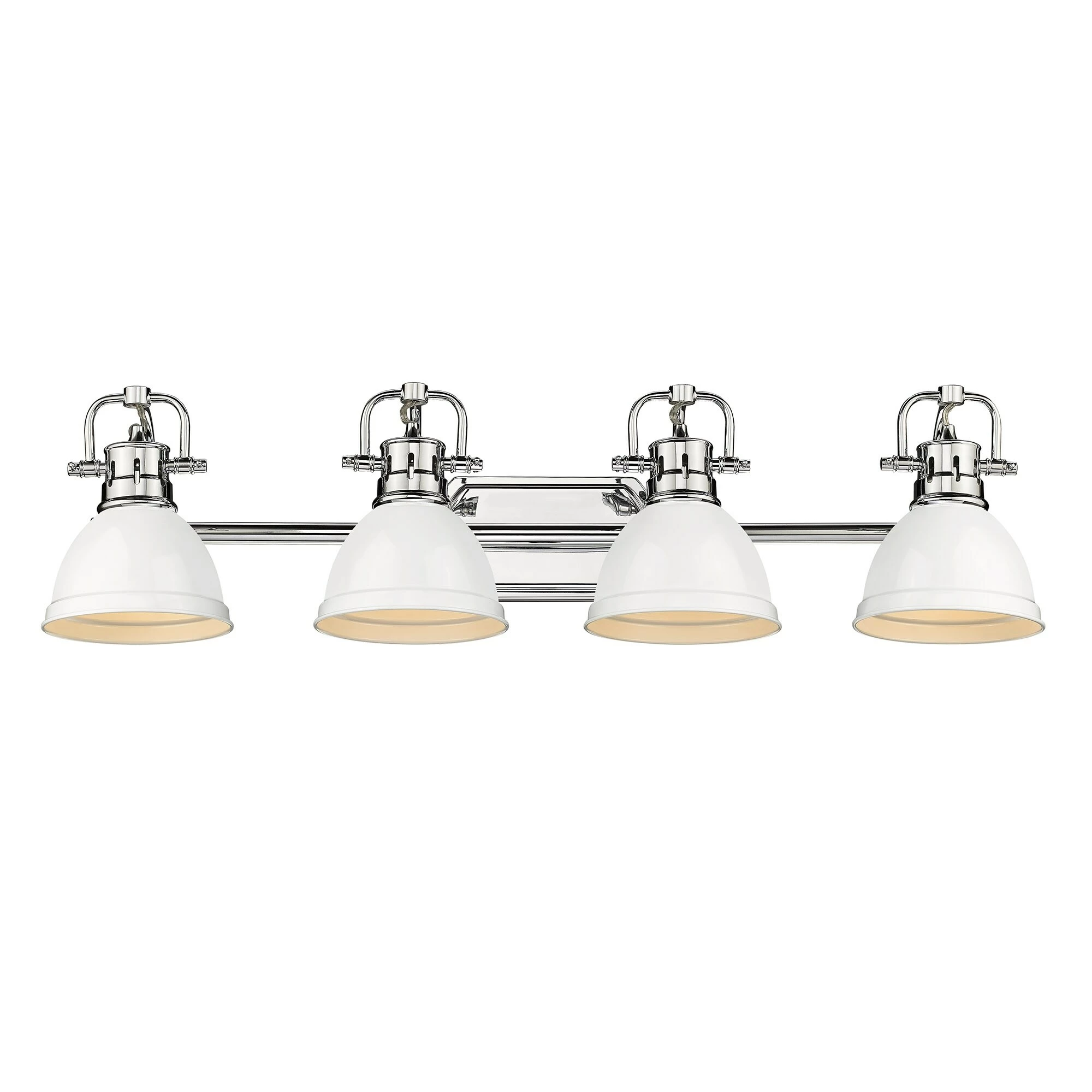 Coupon π₯ Golden Lighting Duncan 4-light Bath Vanity Chrome & Matte White π 7 Coupon π₯ Golden Lighting Duncan 4-light Bath Vanity Chrome & Matte White π - Image 5