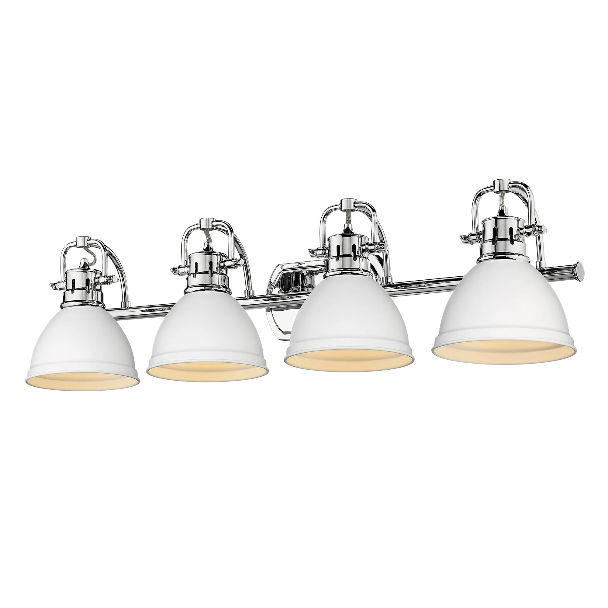 Coupon π₯ Golden Lighting Duncan 4-light Bath Vanity Chrome & Matte White π 10 Coupon π₯ Golden Lighting Duncan 4-light Bath Vanity Chrome & Matte White π - Image 8