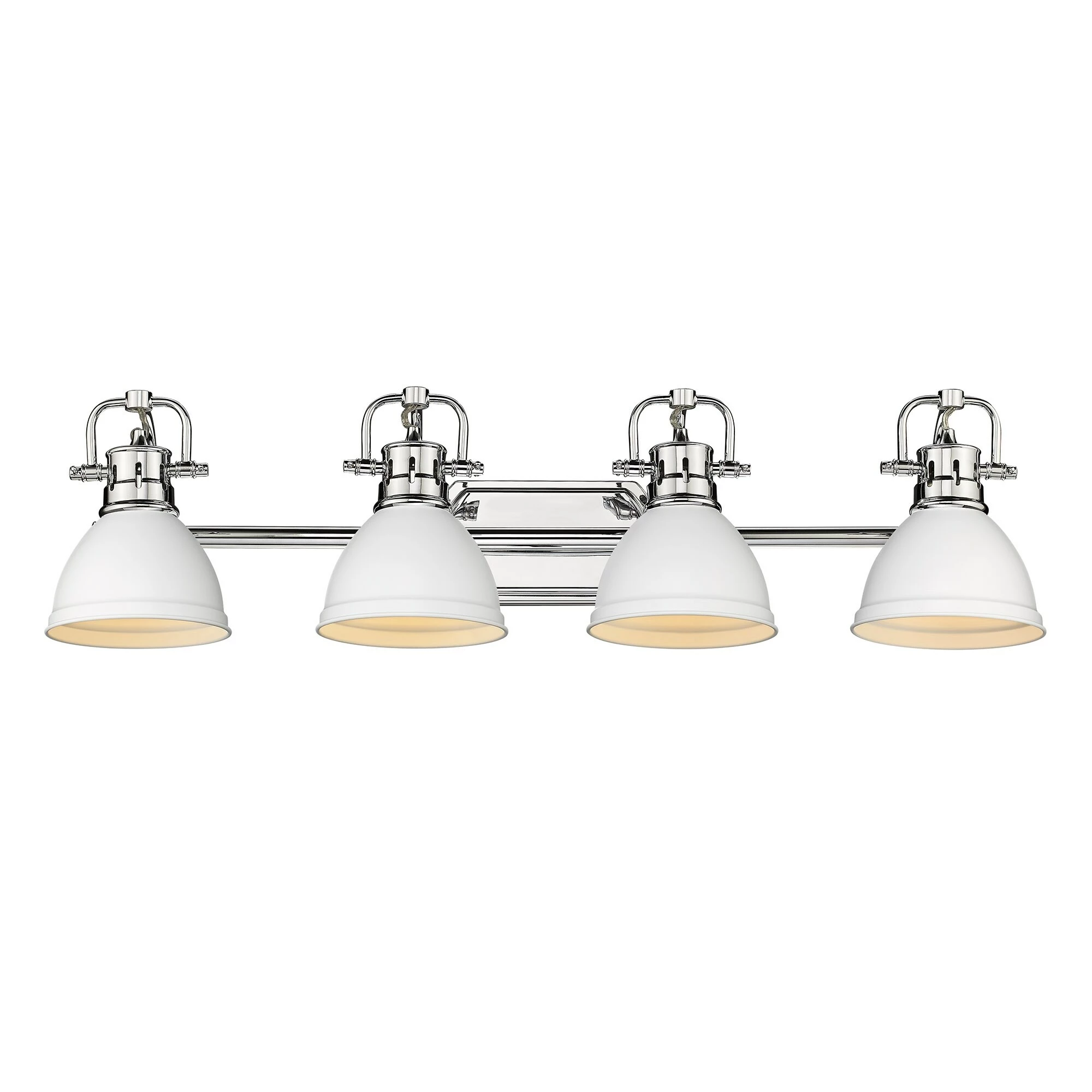 Coupon π₯ Golden Lighting Duncan 4-light Bath Vanity Chrome & Matte White π 11 Coupon π₯ Golden Lighting Duncan 4-light Bath Vanity Chrome & Matte White π - Image 9