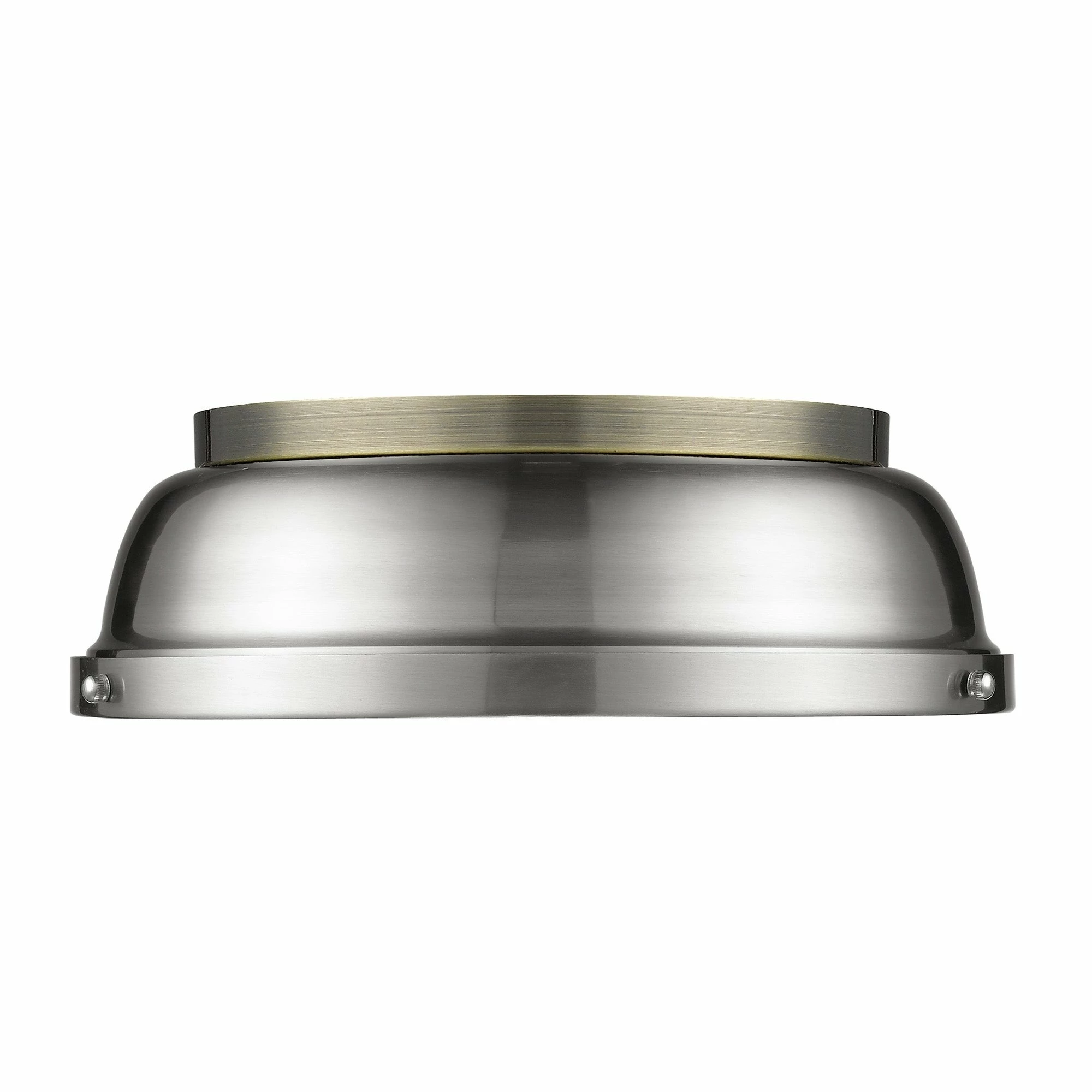 Coupon π Golden Lighting Duncan Flush Mount - 14 Dia X 4.25 H - 14 Dia X 4.25 H Aged Brass With Matte White Shade π 7 Coupon π Golden Lighting Duncan Flush Mount - 14 Dia X 4.25 H - 14 Dia X 4.25 H Aged Brass With Matte White Shade π - Image 5