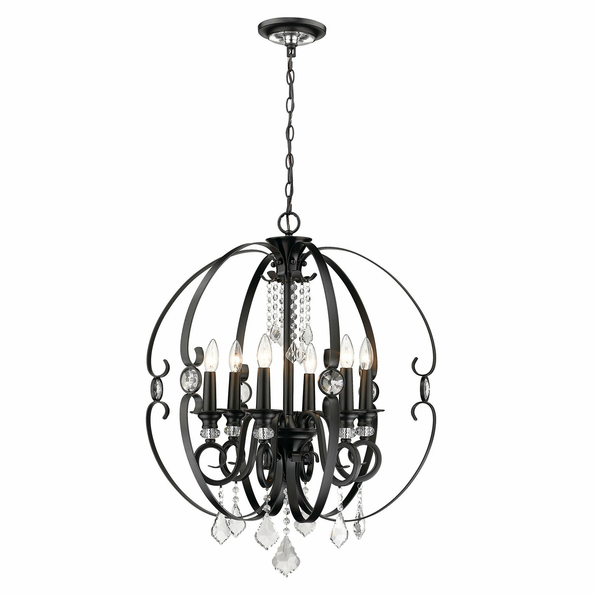 Cheapest π Golden Lighting Ella 6 Light Chandelier Bronze π 9 Cheapest π Golden Lighting Ella 6 Light Chandelier Bronze π - Image 7