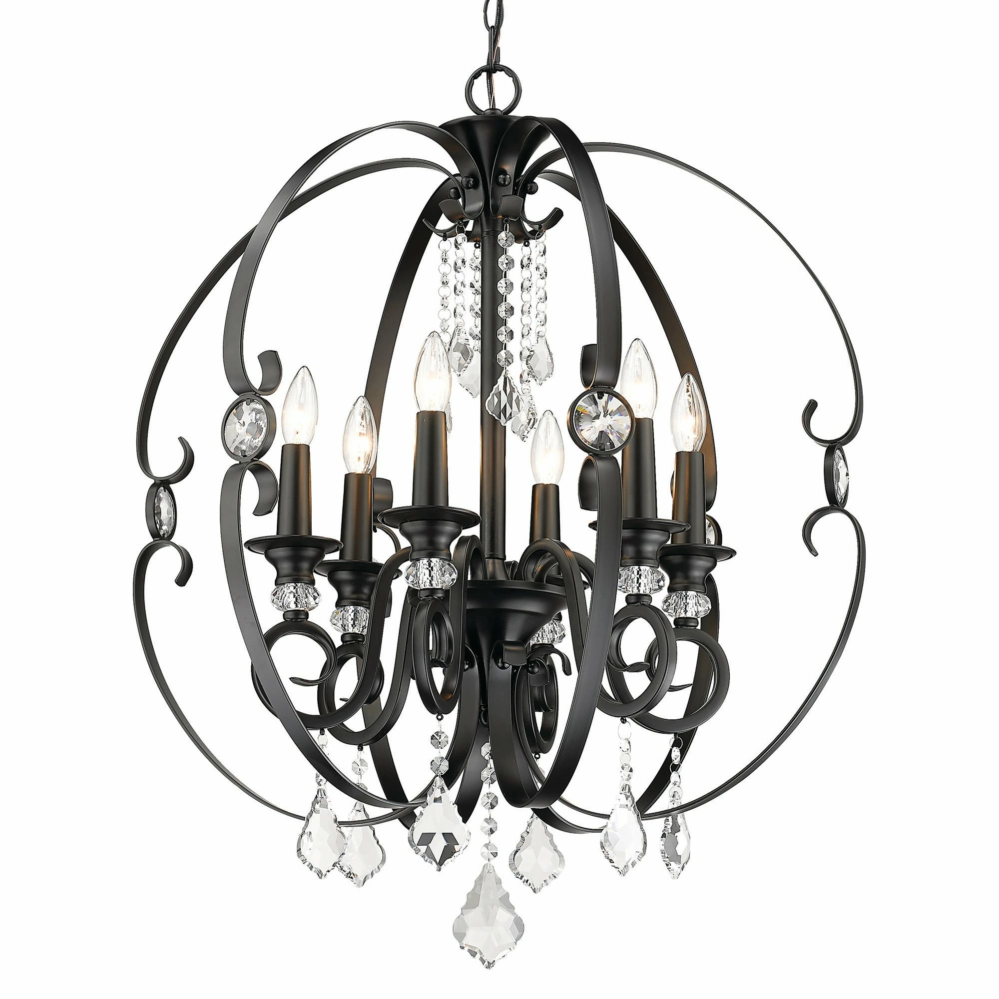 Cheapest π Golden Lighting Ella 6 Light Chandelier Bronze π 8 Cheapest π Golden Lighting Ella 6 Light Chandelier Bronze π - Image 6