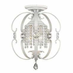 New 🥰 Golden Lighting Ella Mini Chandelier White Gold ✔️ -Golden Lighting Sales Ella Mini Chandelier 6d5ee488 b4cc 43a0 a862 a54befccfe17