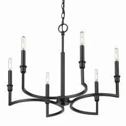 Outlet π― Golden Lighting Ellyn 6 Light Chandelier π 10 Outlet π― Golden Lighting Ellyn 6 Light Chandelier π -Golden Lighting Sales Ellyn 6 Light Chandelier 3