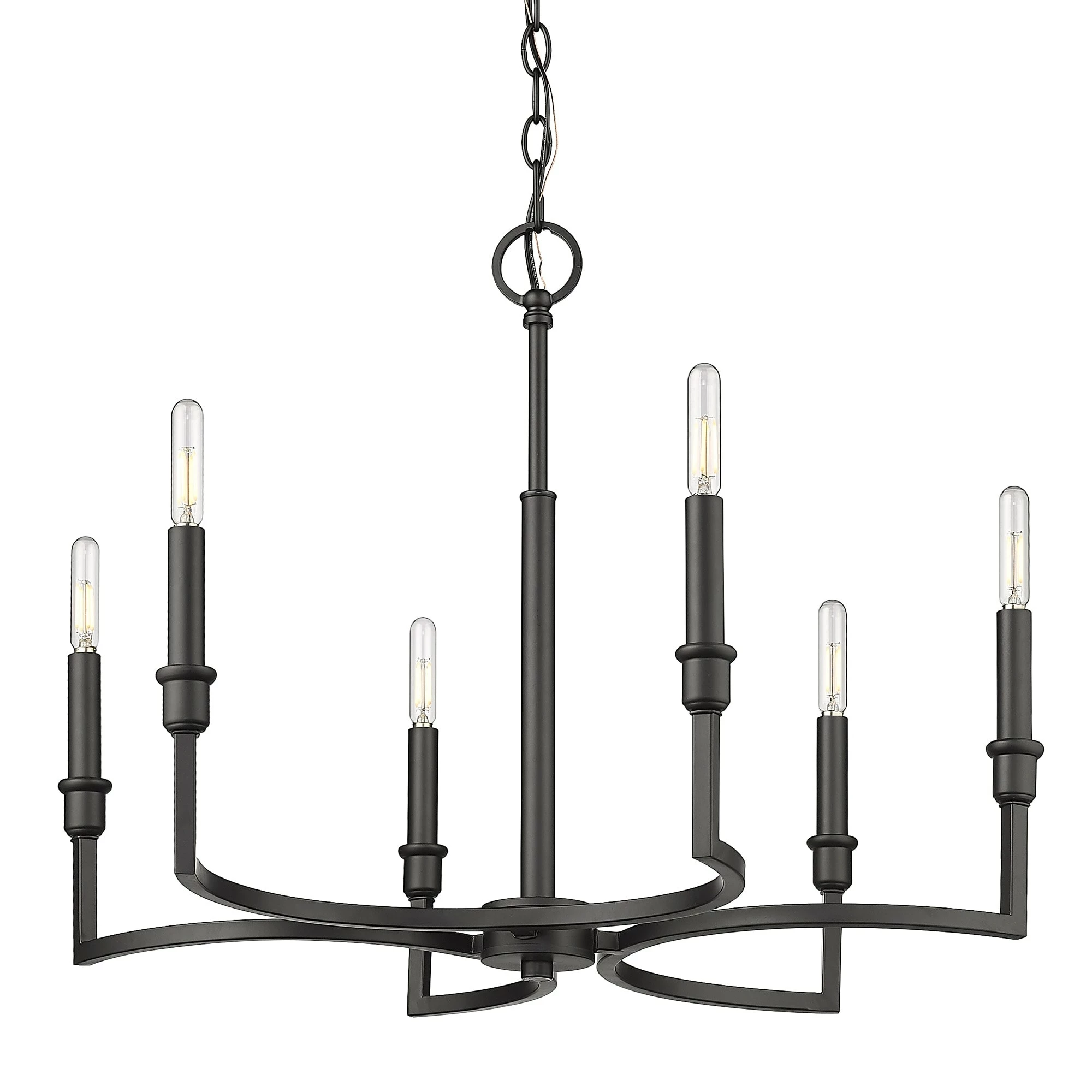 Outlet π― Golden Lighting Ellyn 6 Light Chandelier π 3 Outlet π― Golden Lighting Ellyn 6 Light Chandelier π