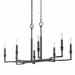 Cheapest ✔️ Golden Lighting Ellyn Linear Pendant - Matte Black 👏