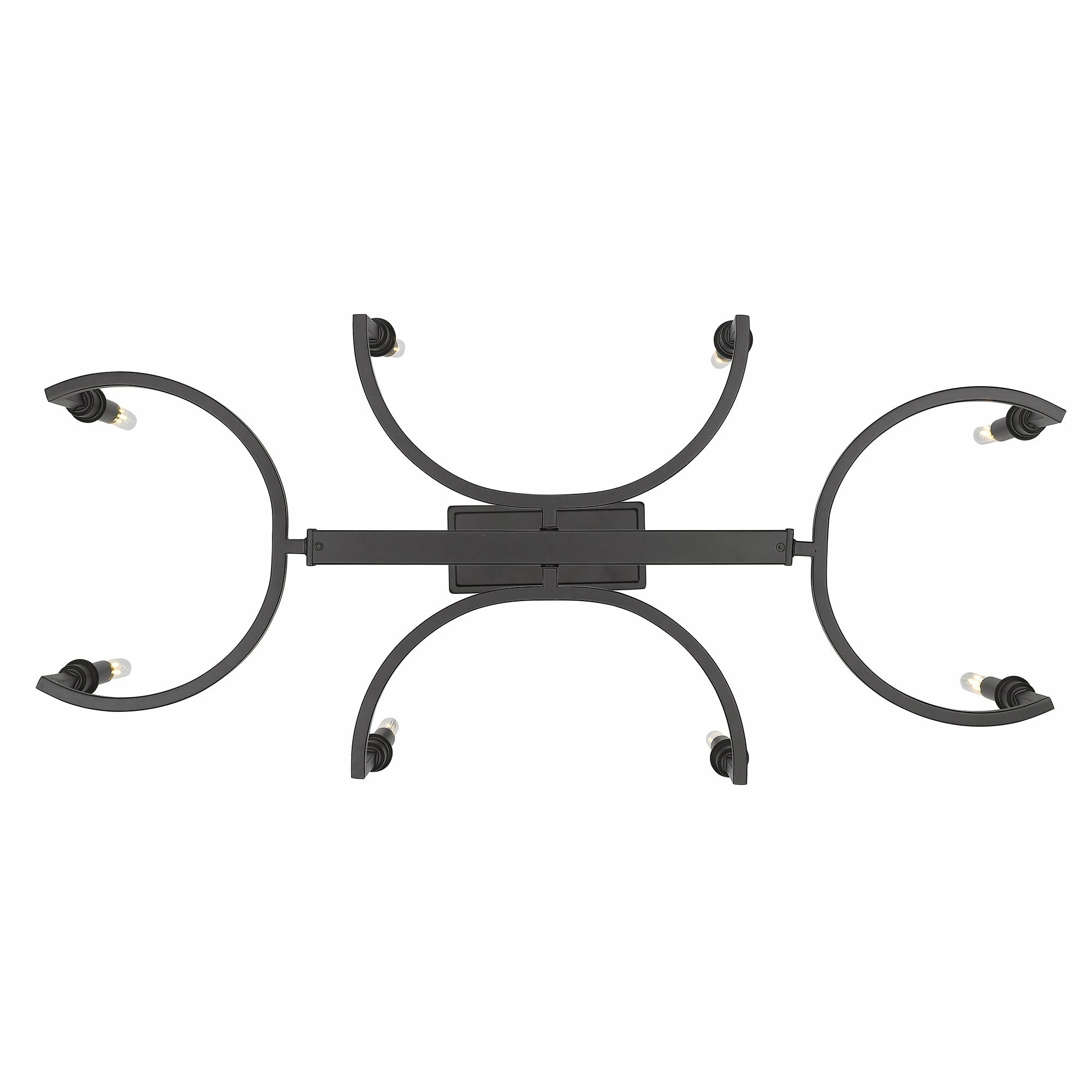 Cheapest ✔️ Golden Lighting Ellyn Linear Pendant - Matte Black 👏 - Image 4