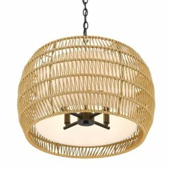Coupon π― Golden Lighting Everly 4 Light Chandelier - 19"x13.5" Matte Black With Modern Black Rattan π― 19 Coupon π― Golden Lighting Everly 4 Light Chandelier - 19"x13.5" Matte Black With Modern Black Rattan π― -Golden Lighting Sales Everly 4 Light Chandelier 7
