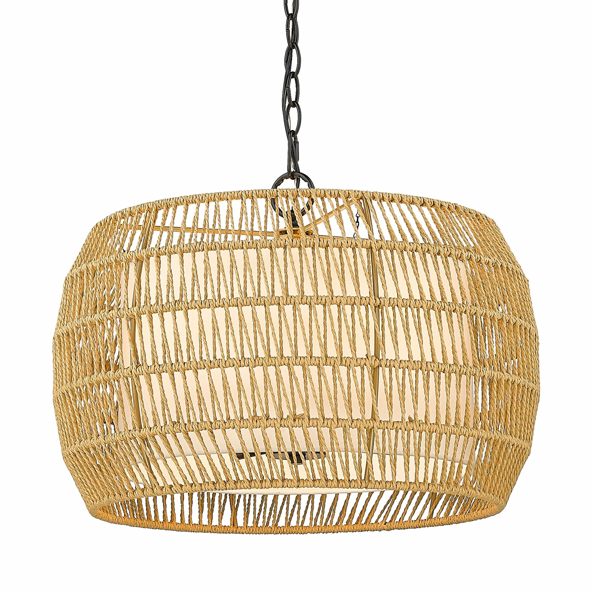 Coupon π― Golden Lighting Everly 4 Light Chandelier - 19"x13.5" Matte Black With Modern Black Rattan π― 11 Coupon π― Golden Lighting Everly 4 Light Chandelier - 19"x13.5" Matte Black With Modern Black Rattan π― - Image 9