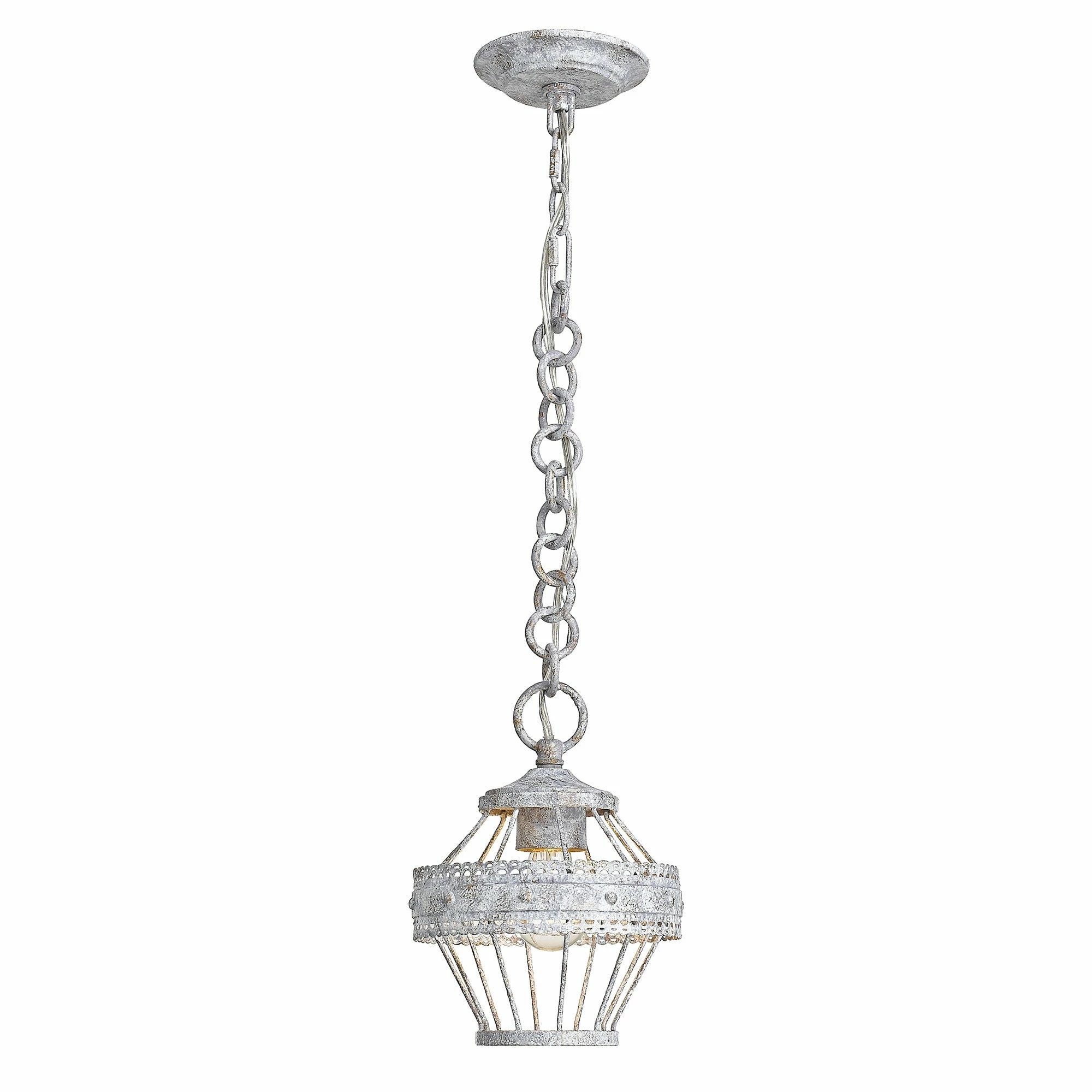 New π Golden Lighting Ferris Mini Pendant - Oyster π 4 New π Golden Lighting Ferris Mini Pendant - Oyster π - Image 2
