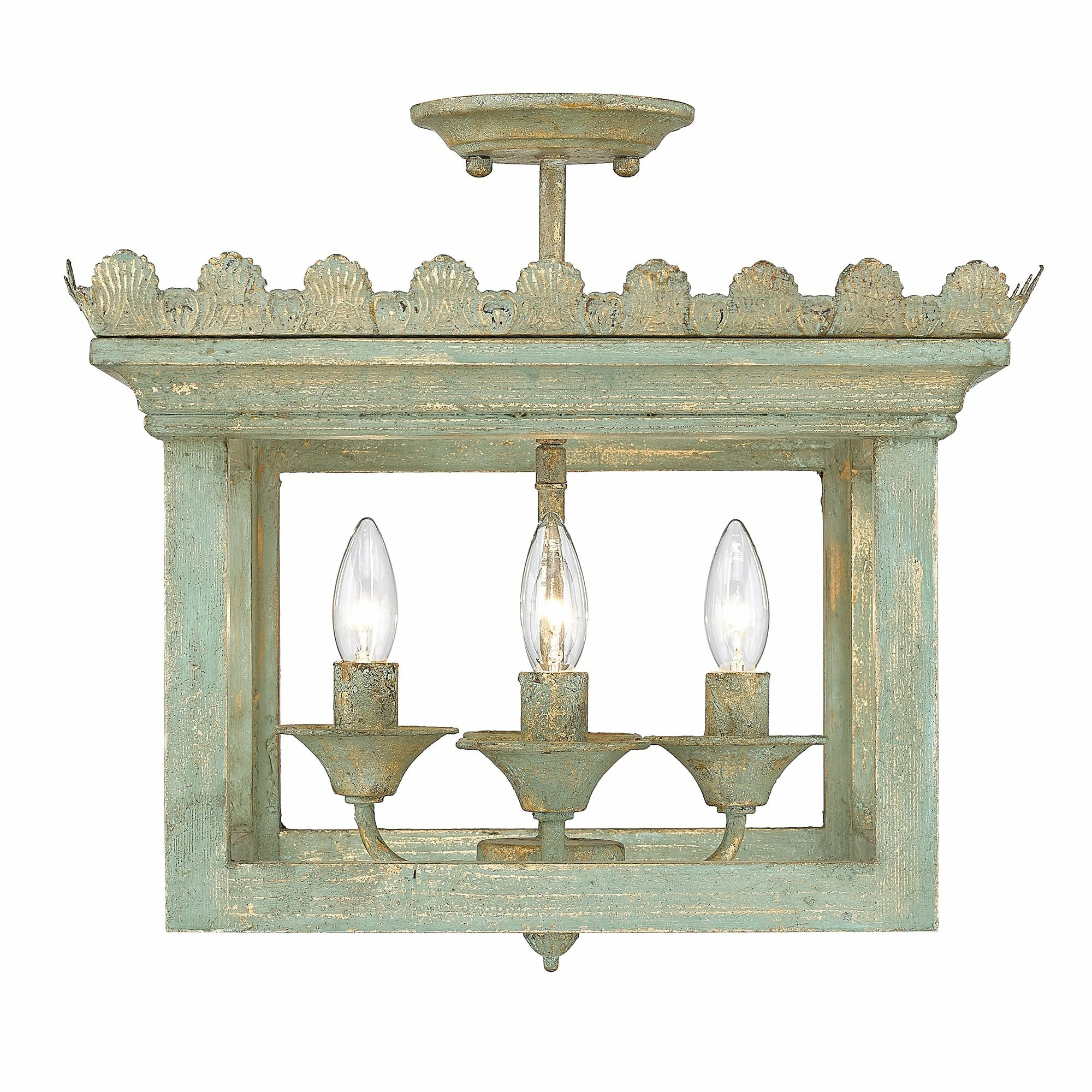 Hot Sale π₯ Golden Lighting Finley Semi-Flush - 19x16.25" π 4 Hot Sale π₯ Golden Lighting Finley Semi-Flush - 19x16.25" π - Image 2