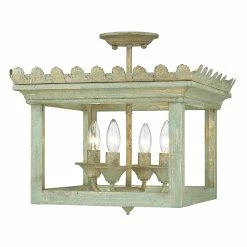 Hot Sale π₯ Golden Lighting Finley Semi-Flush - 19x16.25" π