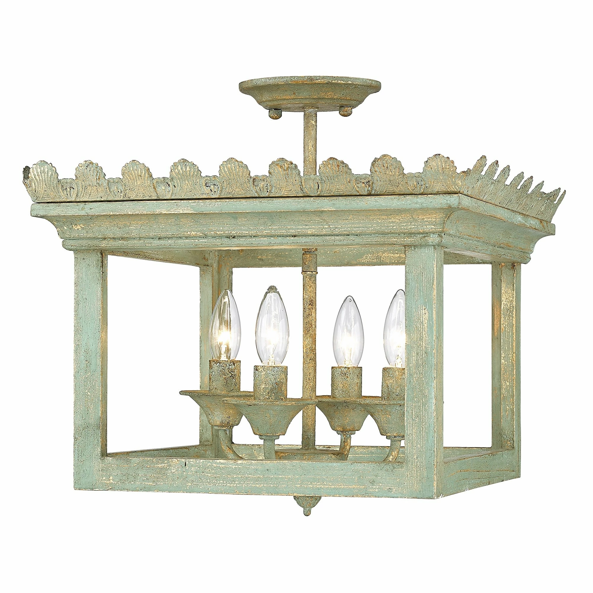 Hot Sale π₯ Golden Lighting Finley Semi-Flush - 19x16.25" π 3 Hot Sale π₯ Golden Lighting Finley Semi-Flush - 19x16.25" π