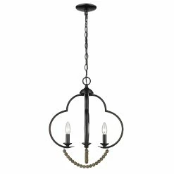 Alternative view of Flash Sale 🔔 Golden Lighting Flori 4 Light Pendant - 17"x20.75" 🛒