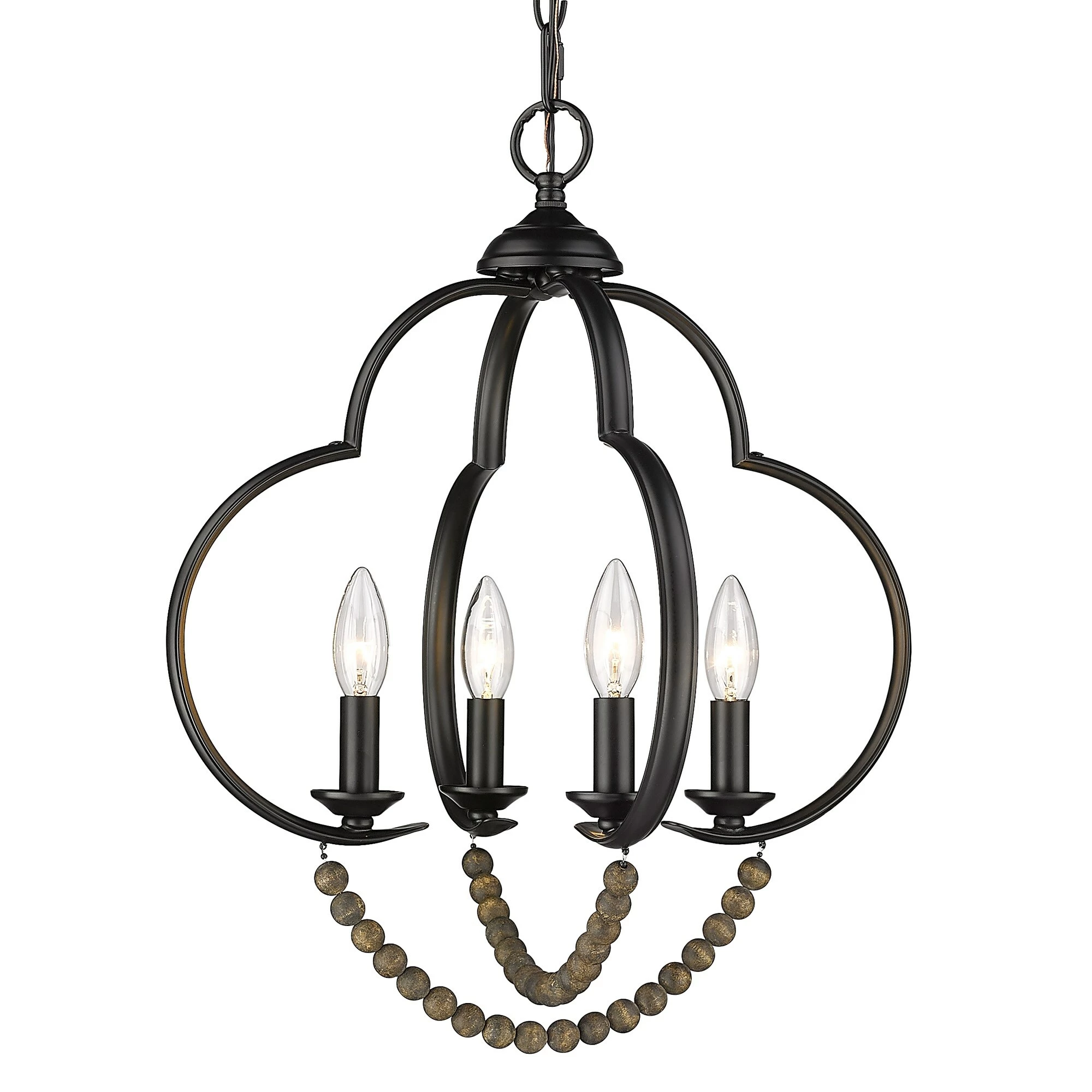 Flash Sale π Golden Lighting Flori 4 Light Pendant - 17"x20.75" π 7 Flash Sale π Golden Lighting Flori 4 Light Pendant - 17"x20.75" π - Image 5
