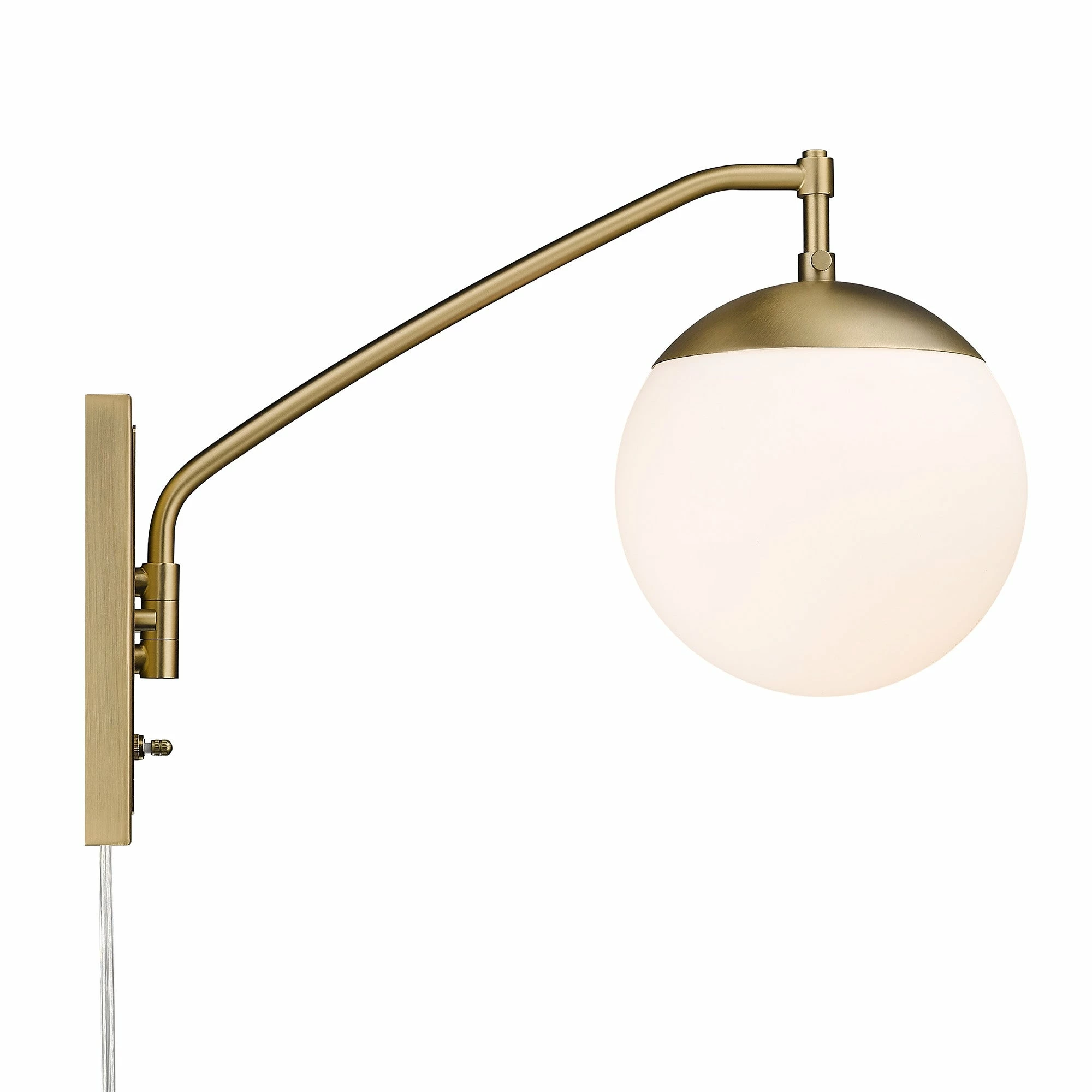 Promo β Golden Lighting Glenn 1 Light Articulating Wall Sconce Brushed Champagne Bronze π₯ - Image 2