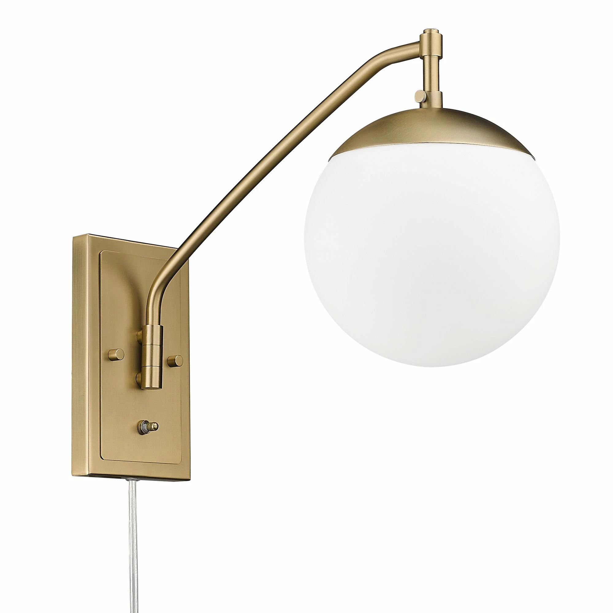 Promo β Golden Lighting Glenn 1 Light Articulating Wall Sconce Brushed Champagne Bronze π₯ - Image 4