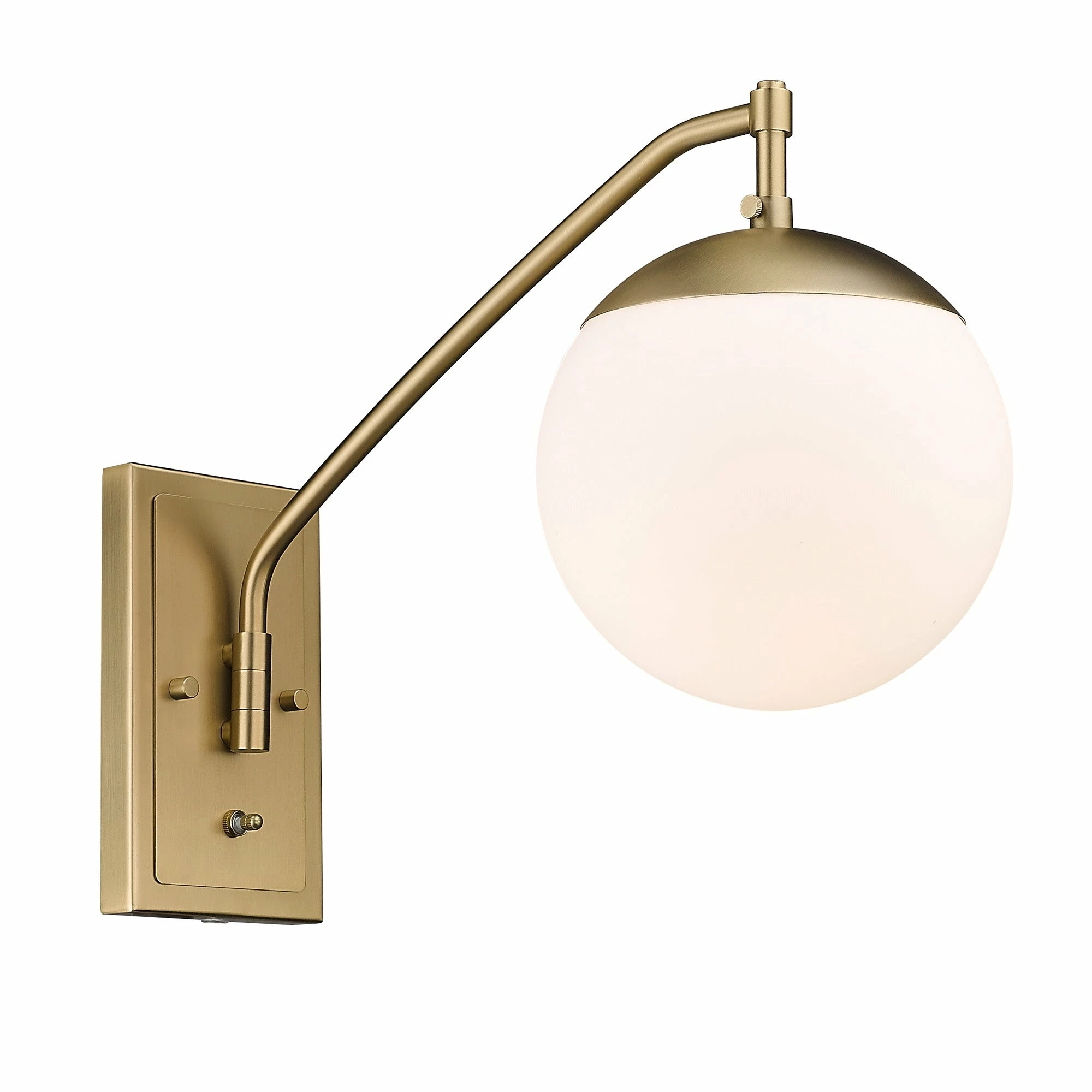 Promo β Golden Lighting Glenn 1 Light Articulating Wall Sconce Brushed Champagne Bronze π₯