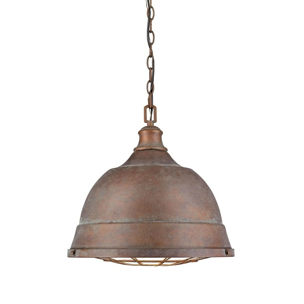 Wholesale π Golden Lighting Bartlett Copper Patina Steel 2-light Pendant - 16.5" W X 15.88" H π 3 Wholesale π Golden Lighting Bartlett Copper Patina Steel 2-light Pendant - 16.5" W X 15.88" H π