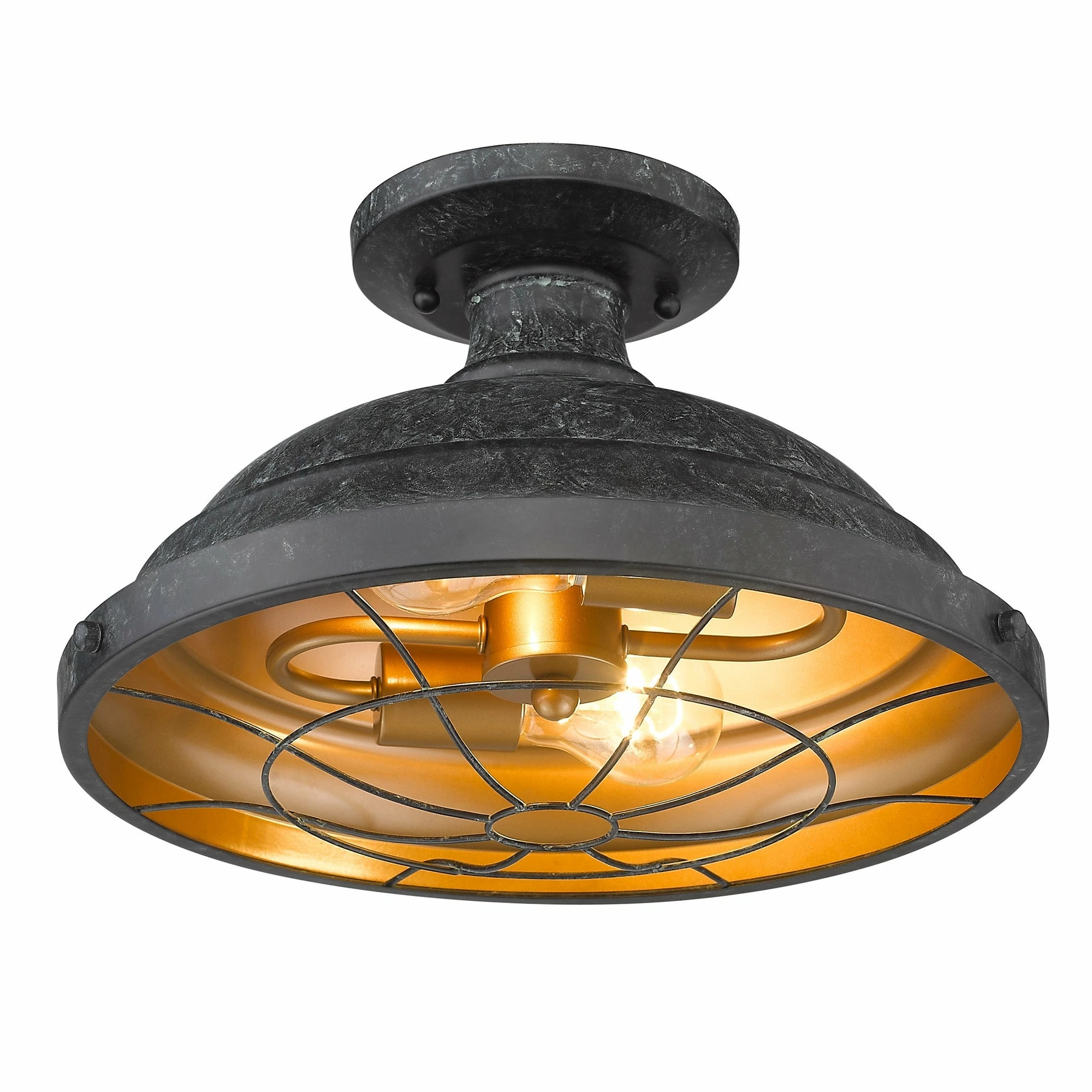 Flash Sale π― Golden Lighting Bartlett Semi-Flush Black Patina βοΈ 5 Flash Sale π― Golden Lighting Bartlett Semi-Flush Black Patina βοΈ - Image 3