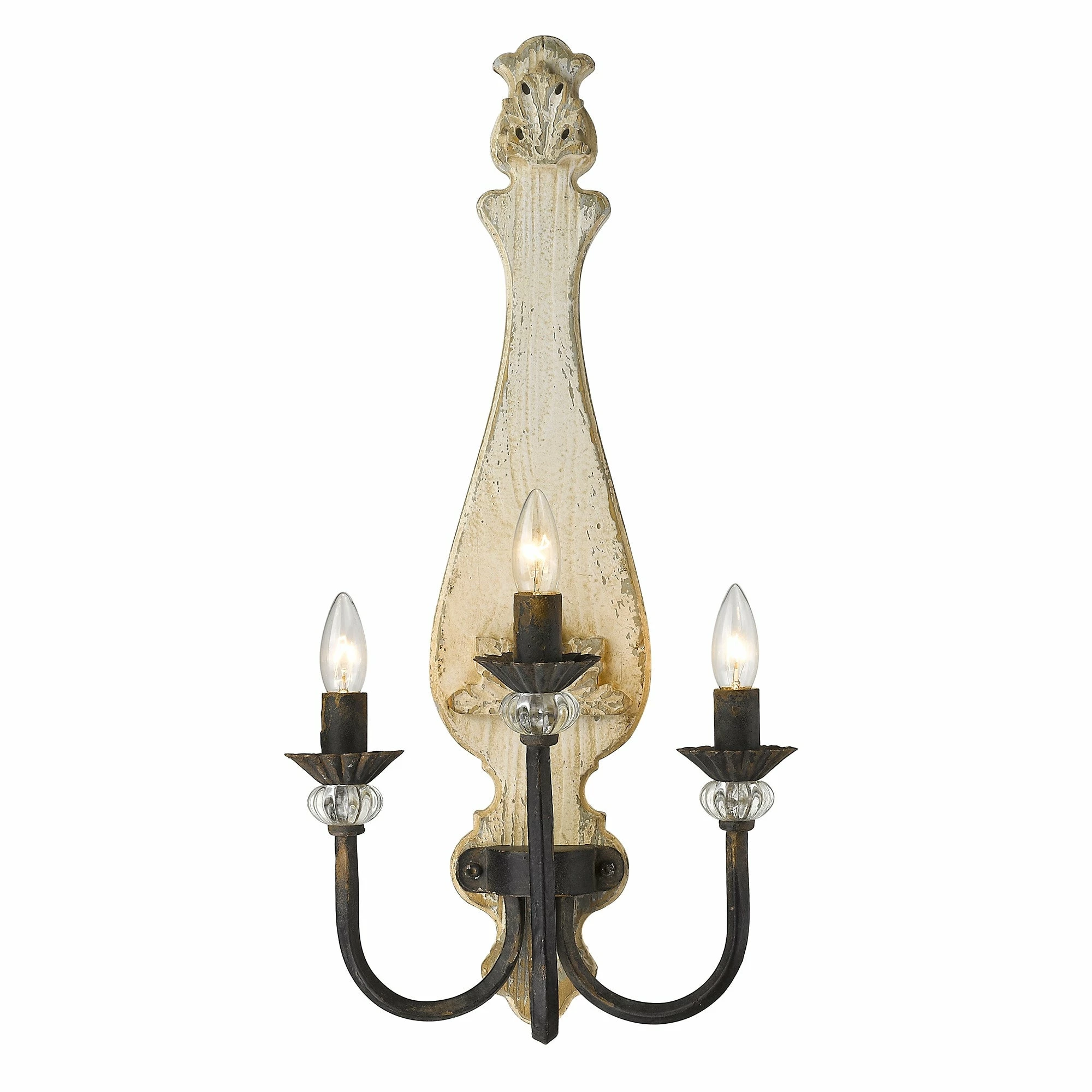 Flash Sale โญ Golden Lighting Brigette 3 Light Wall Sconce ๐ - Image 2