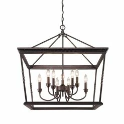 Discount 🧨 Golden Lighting Davenport Etruscan Bronze 2-tier 9-light Chandelier 🔔 -Golden Lighting Sales Golden Lighting Davenport Etruscan Bronze 2 tier 9 light Chandelier 2a2f5091 70f2 45ea 95ac 689614998f3a