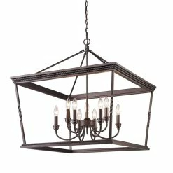Discount 🧨 Golden Lighting Davenport Etruscan Bronze 2-tier 9-light Chandelier 🔔 -Golden Lighting Sales Golden Lighting Davenport Etruscan Bronze 2 tier 9 light Chandelier 60d2e8db d987 4d2c bc1b 13f2bd0cb942