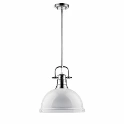 Cheapest π Golden Lighting Duncan 1-light Steel Pendant Light Fixture Chrome With White Shade π 21 Cheapest π Golden Lighting Duncan 1-light Steel Pendant Light Fixture Chrome With White Shade π -Golden Lighting Sales Golden Lighting Duncan 1 Light Chrome Pendant 0d9fd4e4 6694 47a3 86c2 4d9bd2d79902 1000