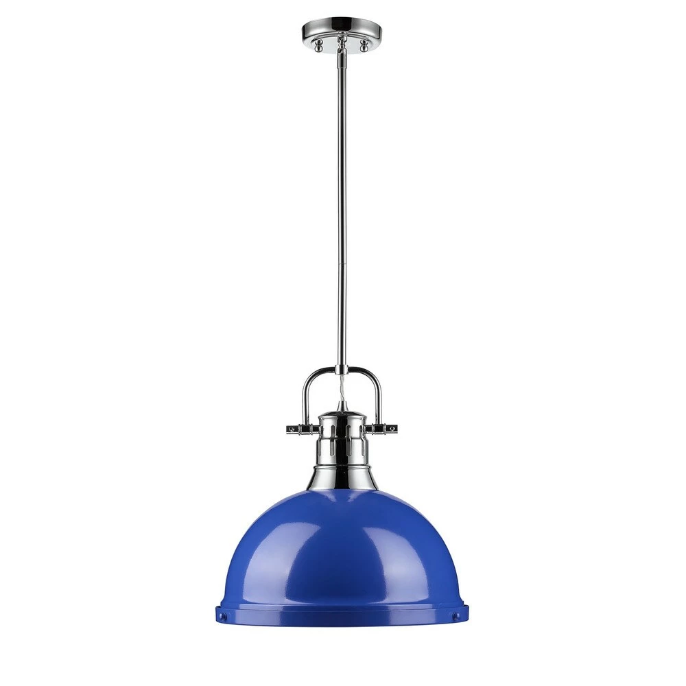 Cheapest π Golden Lighting Duncan 1-light Steel Pendant Light Fixture Chrome With White Shade π 14 Cheapest π Golden Lighting Duncan 1-light Steel Pendant Light Fixture Chrome With White Shade π - Image 12