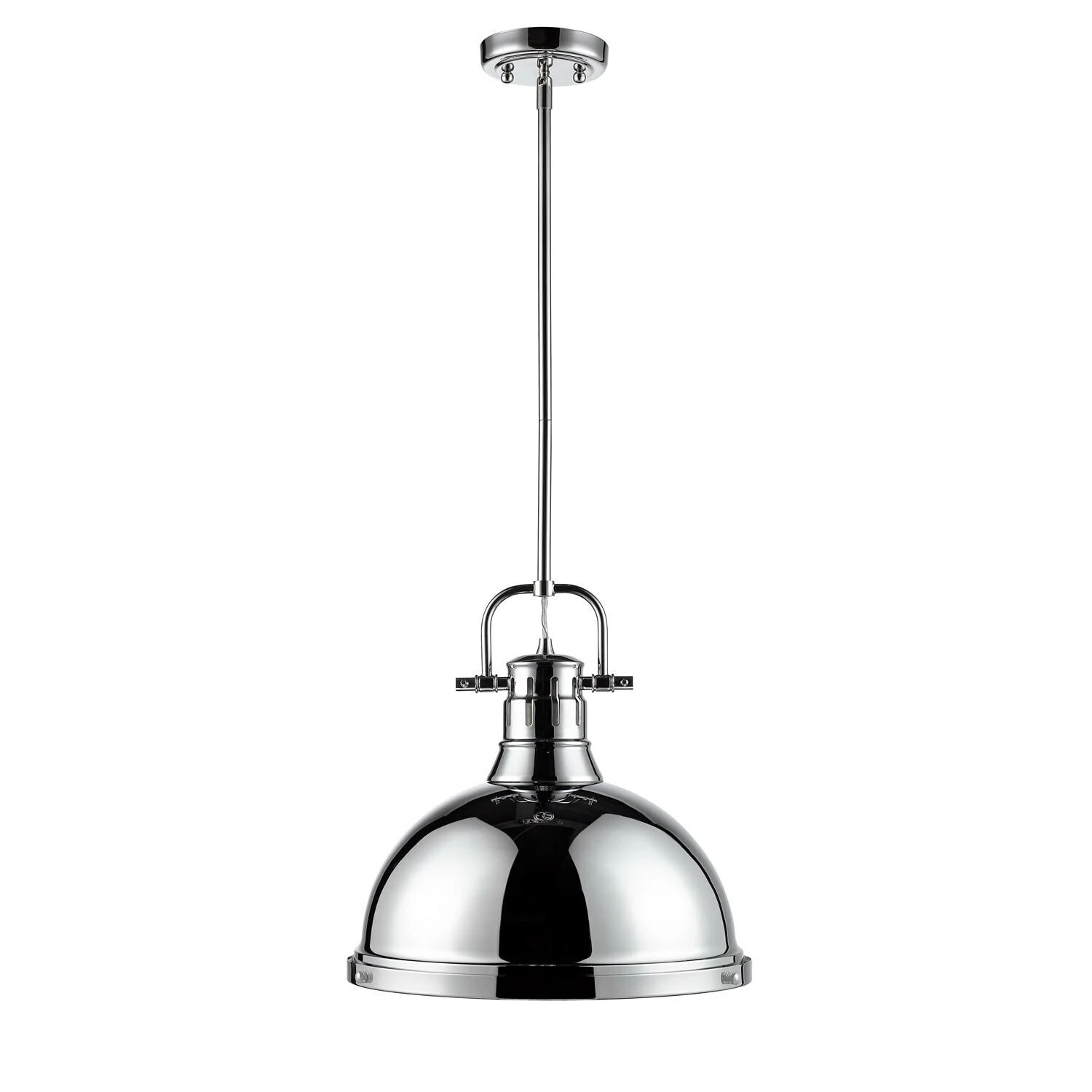 Cheapest π Golden Lighting Duncan 1-light Steel Pendant Light Fixture Chrome With White Shade π 13 Cheapest π Golden Lighting Duncan 1-light Steel Pendant Light Fixture Chrome With White Shade π - Image 11